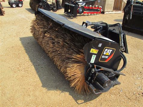 broom attachment for skid steer|caterpillar skid steer attachments broom.